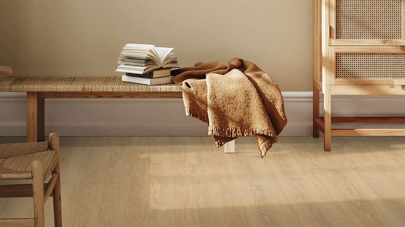 Vinyle à clic Gerflor - Senso Premium Rigid Acoustic Meadow honey | Isolation phonique intégrée (39471540)