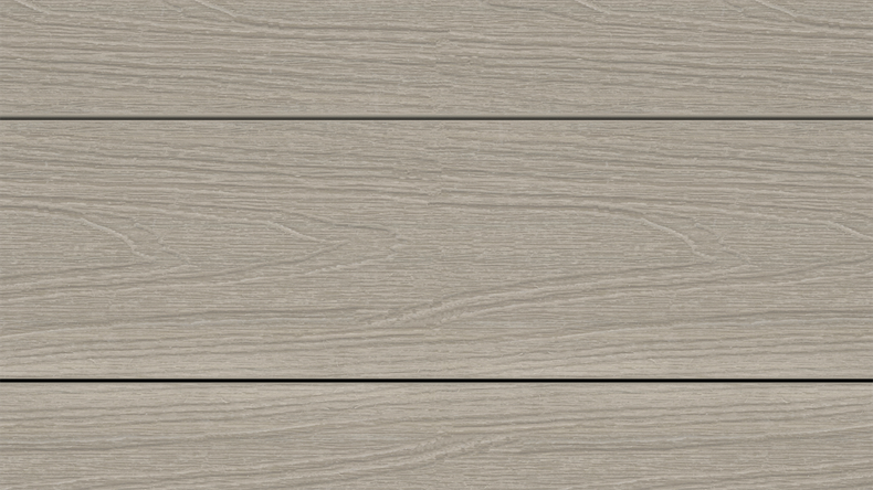 planeo UNIDeck - Lame de terrasse en WPC CoEx, gris clair, 3 m - texturée/brossée lisse