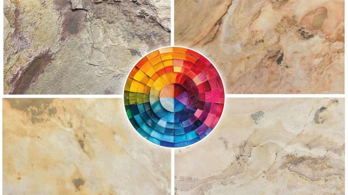 planeo EVOLITH Slate&Stone - Revêtement mural en pierre naturelle Autumn Drift 1220 x 610 mm