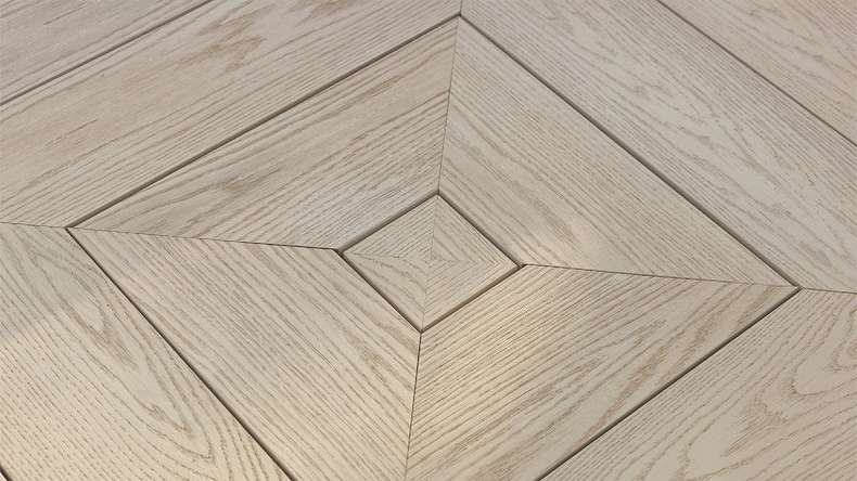 planeo Authoria PureBoard Plancher de terrasse massif - Light Lime Oak 3.6m structuré