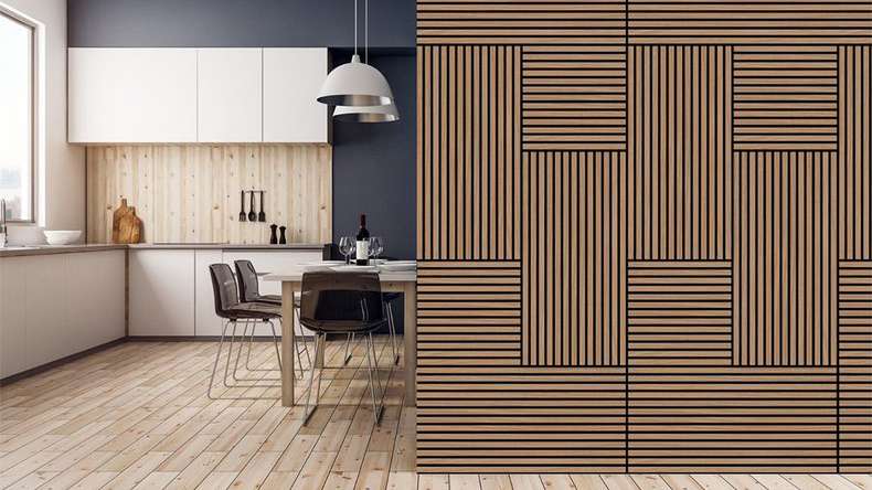 planeo Panneau acoustique - MixWall Timber Solid Ravon Oak 52 x 52 cm | Placage en bois véritable (PLMW-30311C)