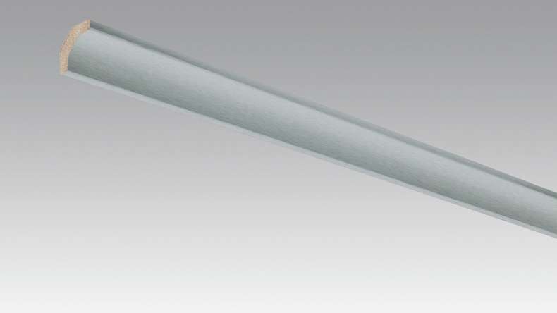 Plinthes MEISTER plinthes à gorge en acier inoxydable DF 063 - 2380 x 22 x 22 mm