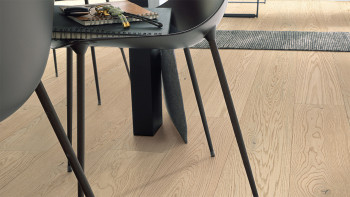 MEISTER Sol en bois - Natureflex HD 100 Chêne animé blanc crème 20014 | Apparence authentique (500139-2200210-20014)