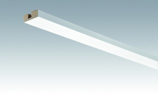 Plinthes MEISTER habillage de plafond Uni blanc brillant DF 324 - 2380 x 40 x 15 mm