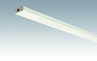 Plinthes MEISTER garnitures de plafond chêne blanc opaque 4069 - 2380 x 40 x 15 mm