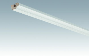 plinthes MEISTER bandes de garniture de plafond argent 4021 - 2380 x 38 x 19 mm