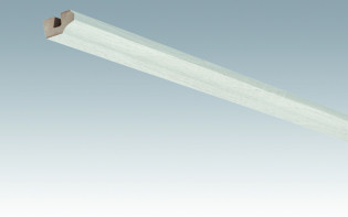 Plinthes MEISTER garnitures de plafond chêne blanc opaque 4069 - 2380 x 38 x 19 mm
