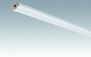 Plinthes MEISTER Habillage de plafond blanc brillant 4084 - 2380 x 38 x 19 mm