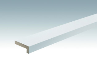 Plinthes MEISTER bandes de recouvrement d'angle Whiteline 4074 - 2380 x 60 x 22 mm