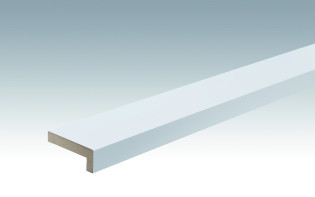 Plinthes MEISTER Bandes de recouvrement d'angle Blanc brillant 4084 - 2380 x 60 x 22 mm