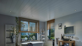 MeisterPanels lambris décor - Bocado 200 Uni Blanc brillant DF 324