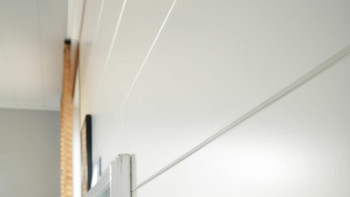 MeisterPanels lambris décor - Bocado 200 Uni Blanc brillant DF 324