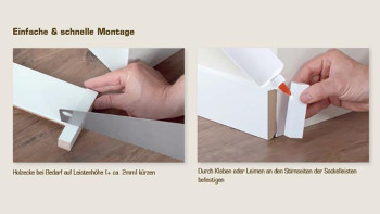 planeo coins carrés en bois 22mm 4pcs.