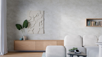 planeo Revêtement mural SPC - CeraRock Tile Light Sandstone 120 x 60 cm