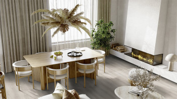 Gerflor Sol PVC clipsable - Senso Clic Premium Meadow Light Greige (EIR) | gaufrage synchrone (60531505)