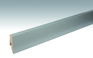 Plinthes MEISTER en acier inoxydable DF 063 - 2380 x 60 x 20 mm