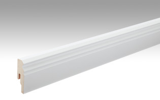 Plinthes MEISTER Uni blanc brillant DF 324 - 2380 x 60 x 18 mm