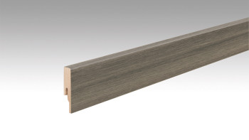 Plinthe Planeo 16x60 mm chêne fumé foncé