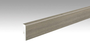 MEISTER Plinthes Aqua Chêne de serrure foncé 6842 - 2380 x 60 x 16 mm