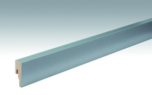 Plinthes MEISTER en acier inoxydable DF 063 - 2380 x 50 x 18 mm