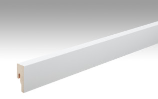 Plinthes MEISTER Uni blanc brillant DF 324 - 2380 x 50 x 18 mm