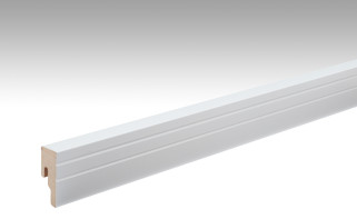 Plinthes MEISTER Uni blanc brillant DF 324 - 2380 x 50 x 18 mm