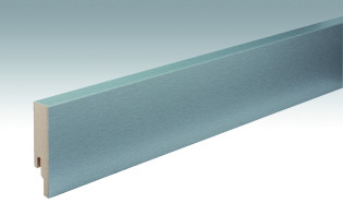 Plinthes MEISTER en acier inoxydable DF 063 - 2380 x 80 x 18 mm