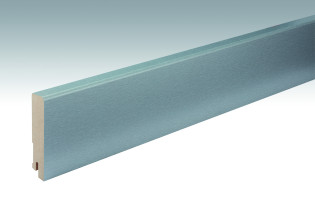 Plinthes MEISTER en acier inoxydable DF 063 - 2380 x 80 x 16 mm