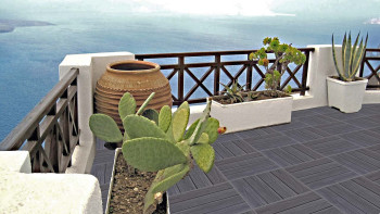 planeo carreau terrasse composite 3D - anthracite