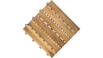 planeo carreau de terrasse en bois - Acacia 30x30 cm - 5 pcs.