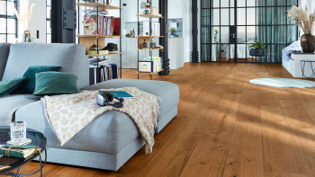 MEISTER Sol en bois - Lindura HD 400 Chêne authentique marron (633122891127)