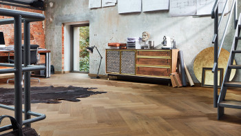 planeo Sol en bois - Noble Wood Chêne Herringbone Raufoss | Made in Germany (EDP-6298)