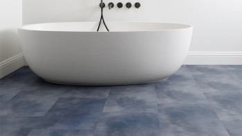 Gerflor Sol PVC clipsable - Virtuo 55 Rigid Acoustic Acuarela Ink | isolation phonique intégrée (39071475)