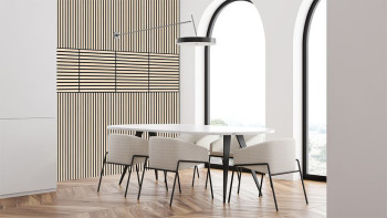 planeo Panneau acoustique - MixWall Timber Solid Althea Oak 52 x 52 cm | Placage bois véritable MDF (PLMW-10311C)
