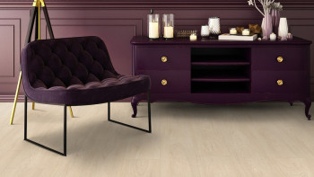 Gerflor Sol PVC clipsable - Virtuo 30 Rigid Acoustic EIR Blomma Cream | isolation phonique intégrée (39131463)