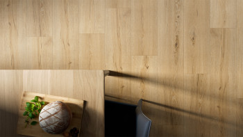 planeo Vinyle à coller - Bricklane Oak 0,3 | Aspect authentique (DF-D-832-030)