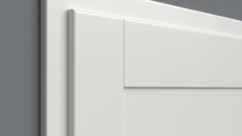 planeo Porte intérieure laquée Laque 2.0 - Dedo 9016 Laque blanche