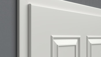 planeo Porte intérieure laquée Laque 3.0 - Enzio Premium 9010 Laque blanche