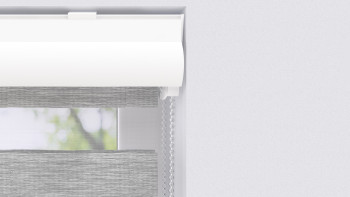 planeo Store à enroulement double 28mm TL Profilé de tête - Structure Gris