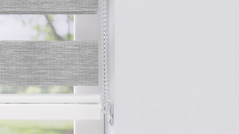 planeo Store à enroulement double 28mm TL Profilé de tête - Structure Gris