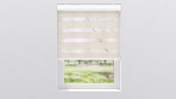 planeo Store à enroulement double 28mm TL Profilé de tête - Lin