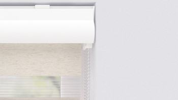 planeo Store à enroulement double 28mm TL Profilé de tête - Lin