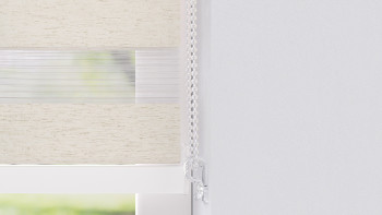 planeo Store à enroulement double 28mm TL Profilé de tête - Lin