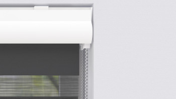 planeo Store à enroulement double 28mm TL Profilé de tête - Noir