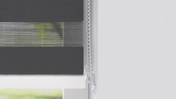 planeo Store à enroulement double 28mm TL Profilé de tête - Noir