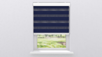 planeo Store à enroulement double 28mm TL Profilé de tête - Bleu