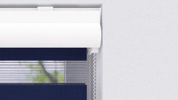 planeo Store à enroulement double 28mm TL Profilé de tête - Bleu