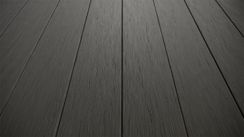 planeo AntikWood Lame de terrasse WPC massif - gris anthracite 3m vieilli à l'ancienne