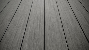 planeo AntikWood Lame de terrasse WPC massif - gris pierre 3m vieilli à l'ancienne