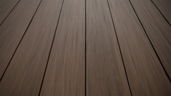 planeo AntikWood Lame de terrasse WPC massif - brun 3m vieilli à l'ancienne